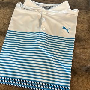 Youth Puma short sleeved golf shirt